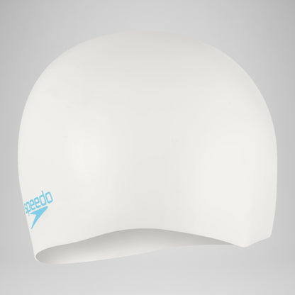 Plain Moulded Silicone Junior Cap White | Speedo