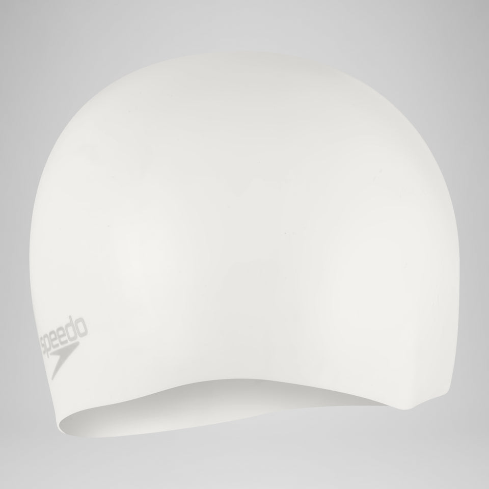Plain Moulded Silicone Cap White | Speedo