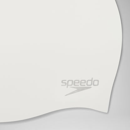 Plain Moulded Silicone Cap White | Speedo