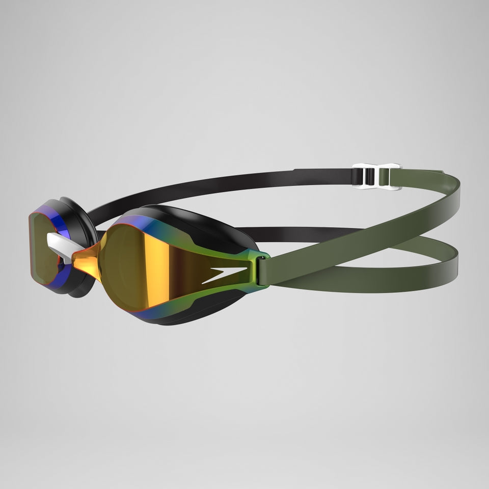 Fastskin Speedsocket 2 Mirror Goggles Black/Green | Speedo