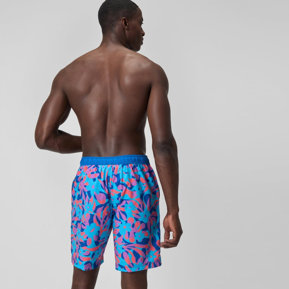 Printed 20'' Bondi Swim Shorts Blue/Pink | Speedo