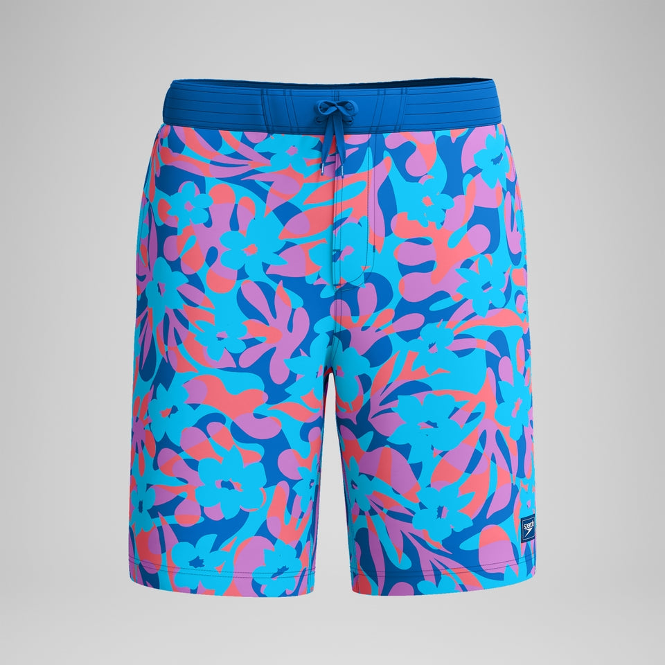 Printed 20'' Bondi Swim Shorts Blue/Pink | Speedo