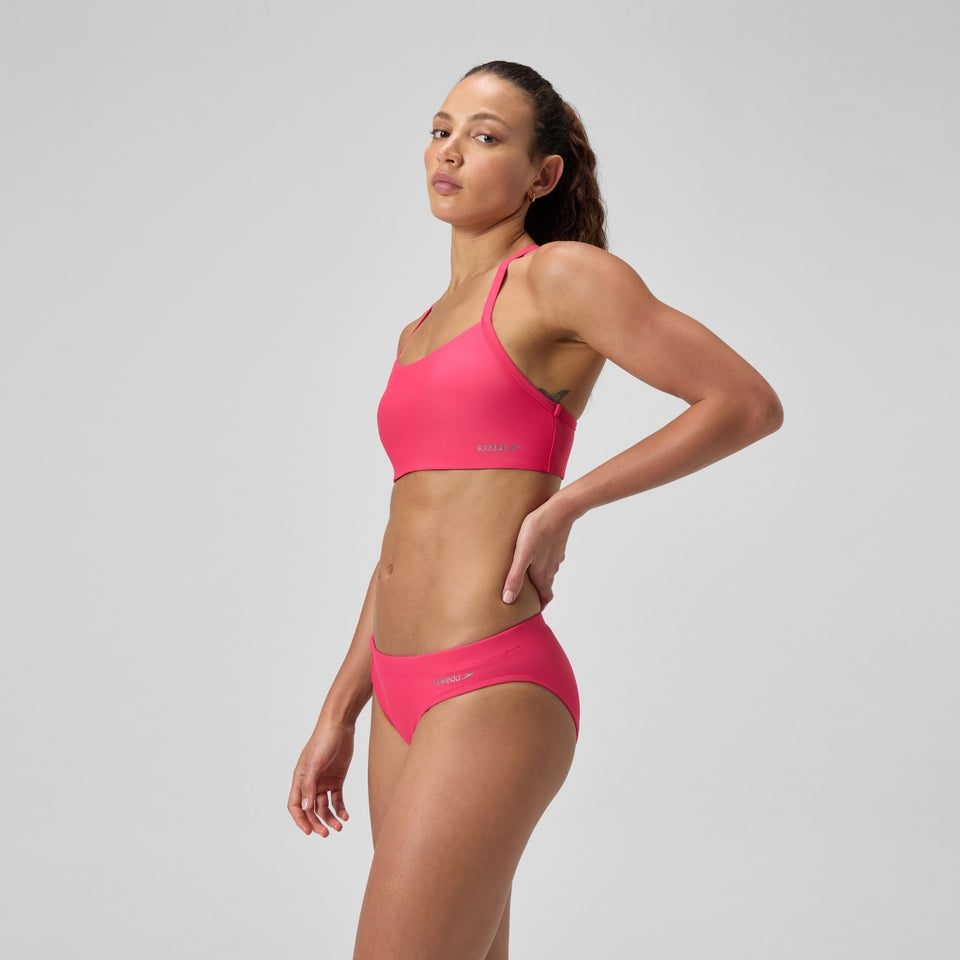 Solid Classic Bikini Bottom Pink | Speedo