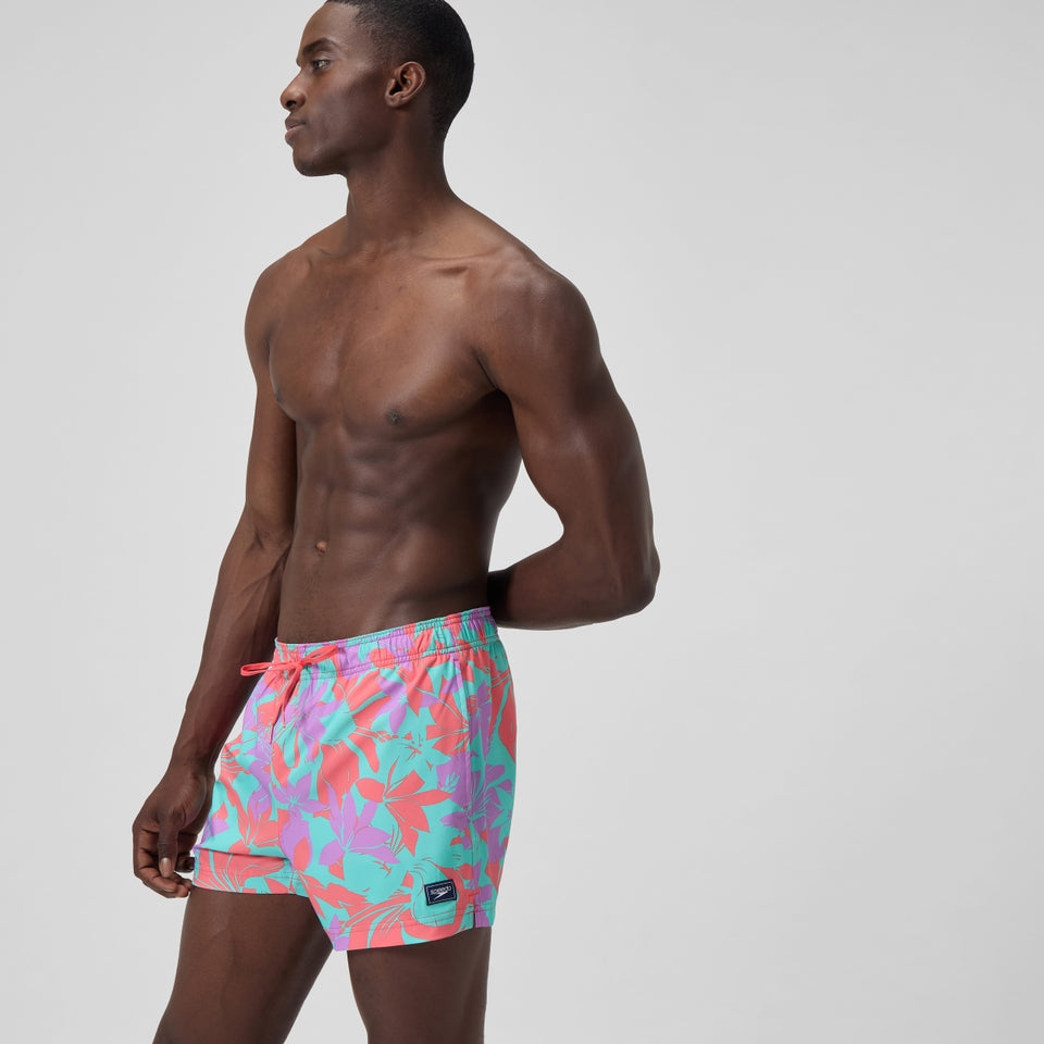 Printed 14'' Redondo Edge Swim Shorts Pink/Orange | Speedo