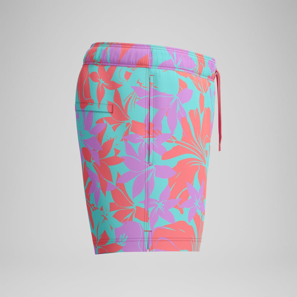 Printed 14'' Redondo Edge Swim Shorts Pink/Orange | Speedo