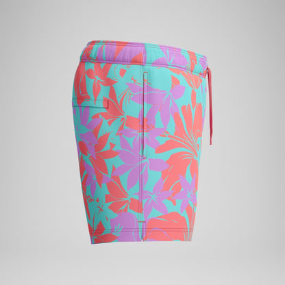 Printed 14'' Redondo Edge Swim Shorts Pink/Orange | Speedo