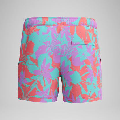 Printed 14'' Redondo Edge Swim Shorts Pink/Orange | Speedo