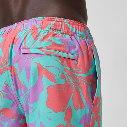 Printed 14'' Redondo Edge Swim Shorts Pink/Orange | Speedo