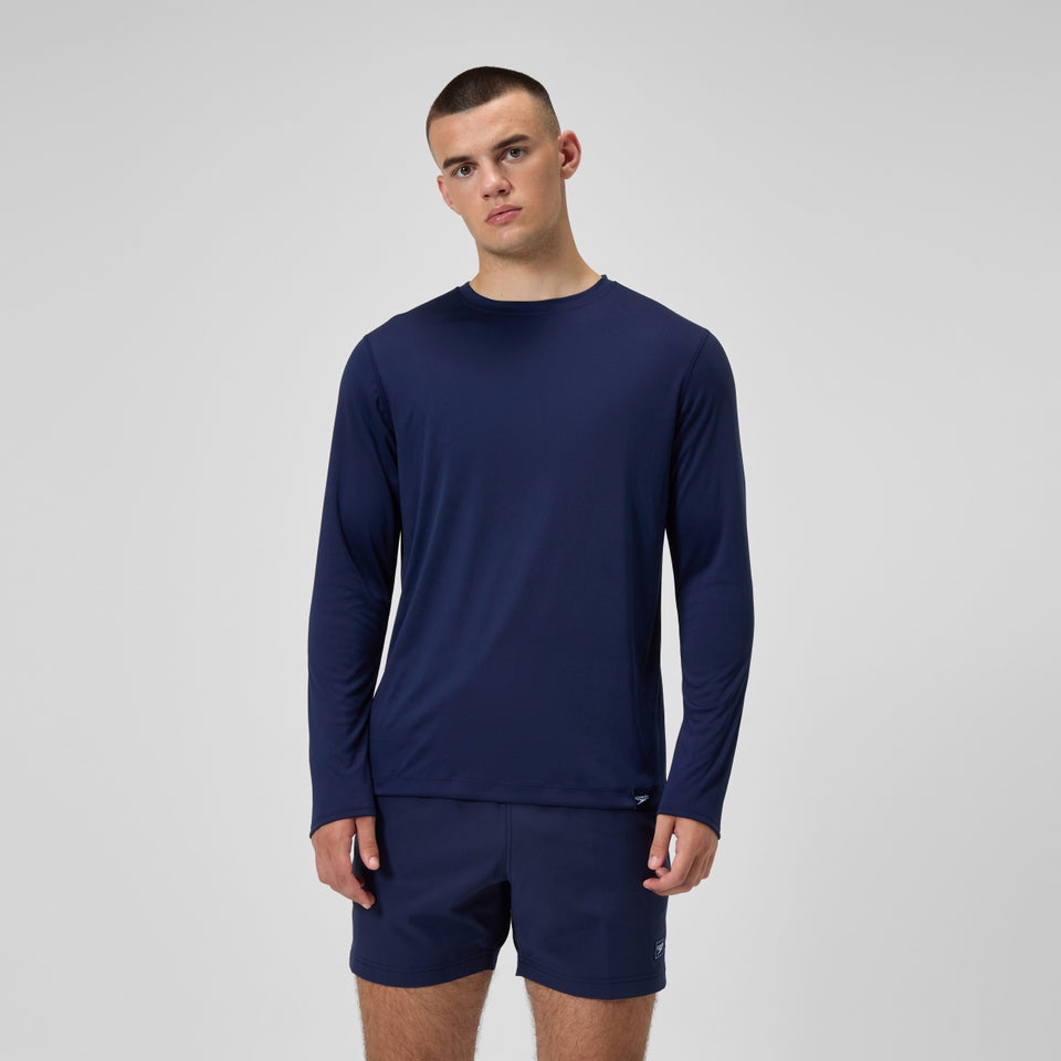 Long Sleeve Swim Shirt Navy | Speedo