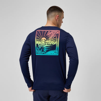 Long Sleeve Swim Shirt Navy | Speedo