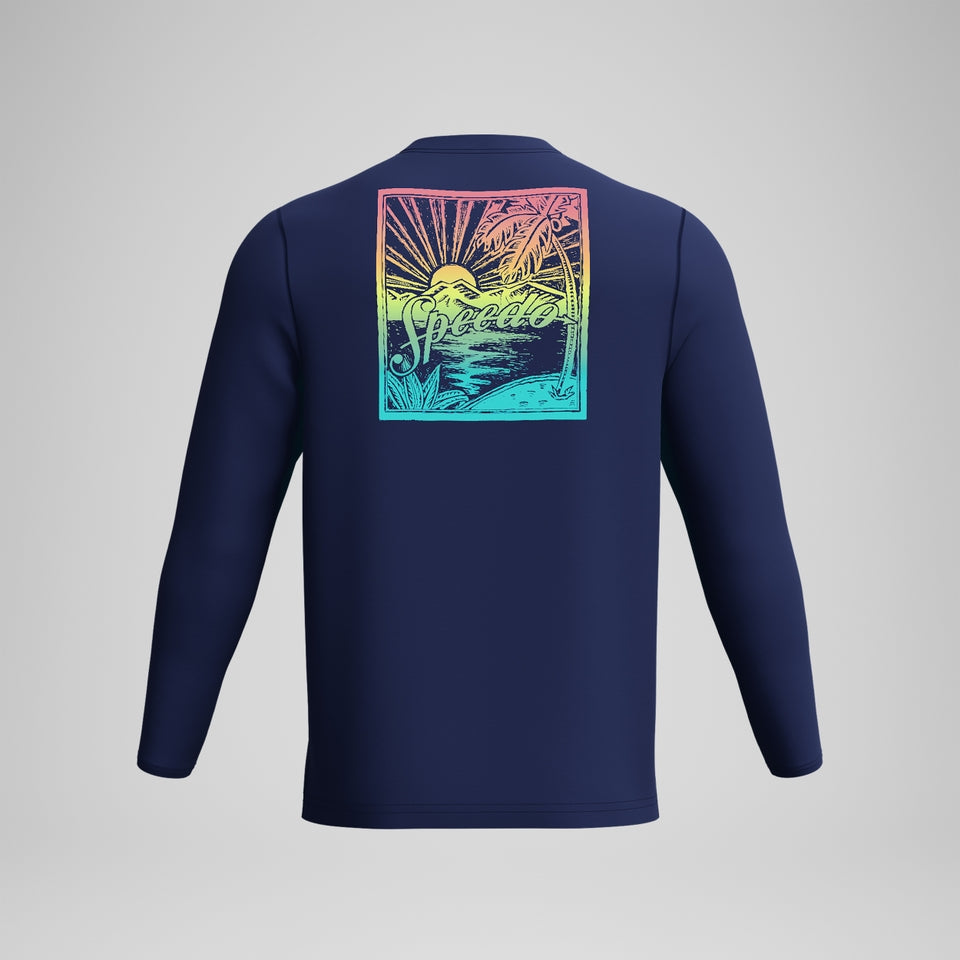 Long Sleeve Swim Shirt Navy | Speedo