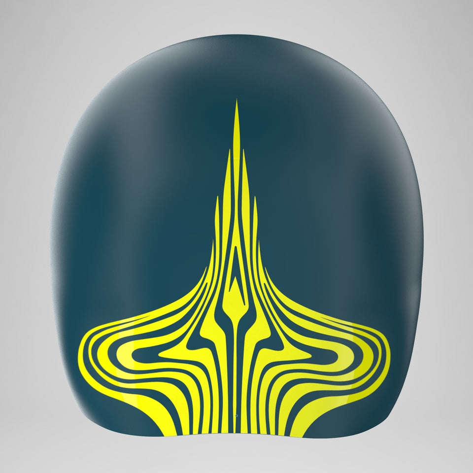 Adult Fastskin Swim Cap Teal/Yellow | Speedo