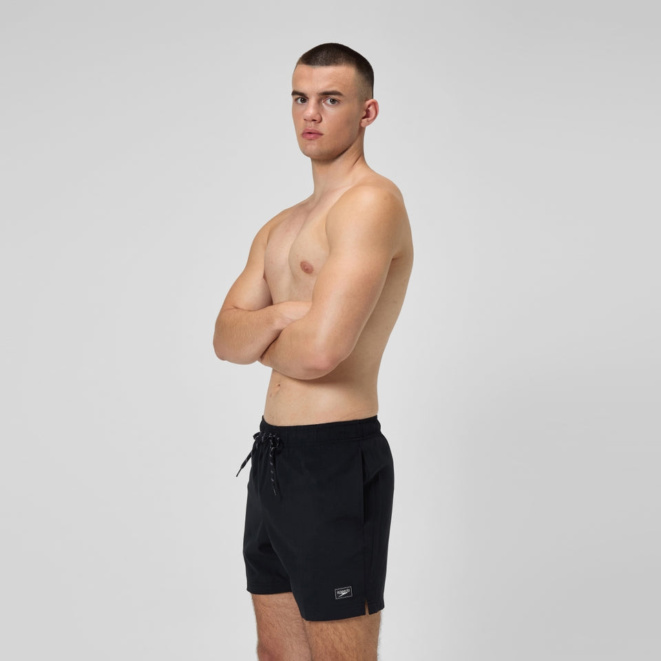 Solid 16'' Redondo Edge Swim Shorts Black | Speedo