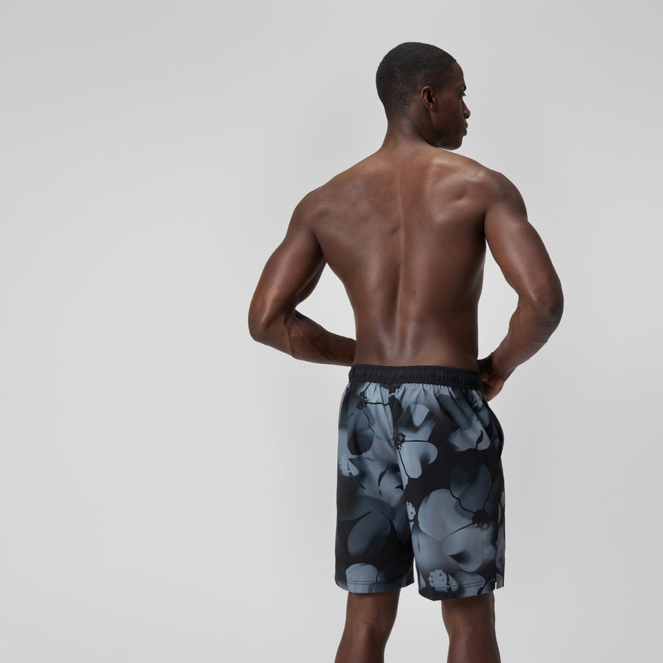 Printed 20'' Bondi Swim Shorts Black | Speedo