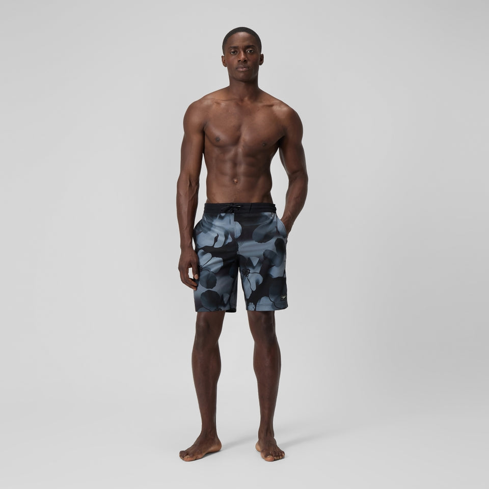Printed 20'' Bondi Swim Shorts Black | Speedo