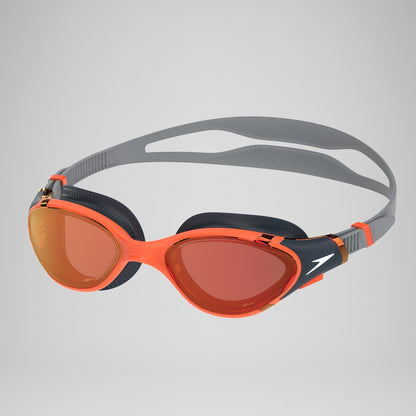 Adult Biofuse 2.0 Mirror Goggles Orange/Grey | Speedo