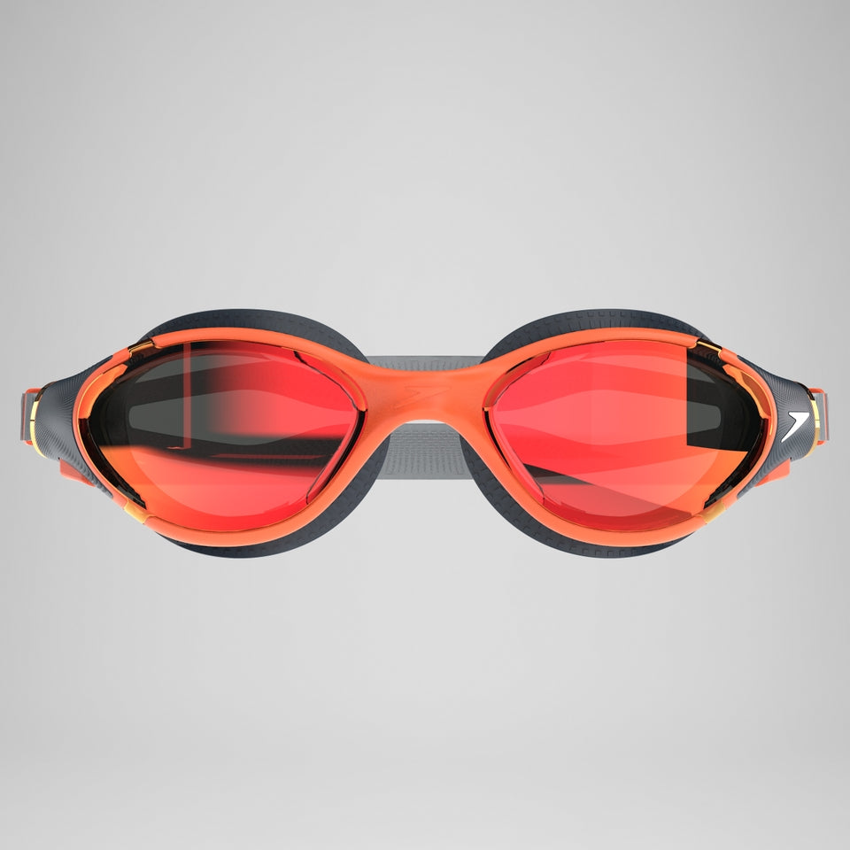 Adult Biofuse 2.0 Mirror Goggles Orange/Grey | Speedo