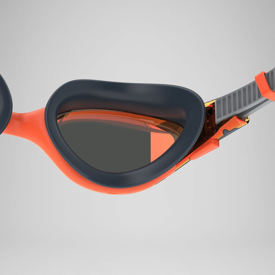 Adult Biofuse 2.0 Mirror Goggles Orange/Grey | Speedo
