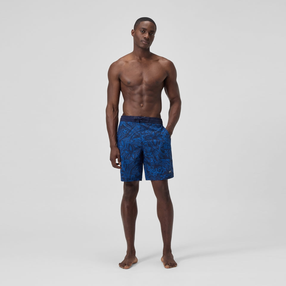 Printed 20'' Bondi Swim Shorts Navy | Speedo