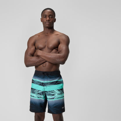 Printed 20'' Bondi Swim Shorts Black | Speedo