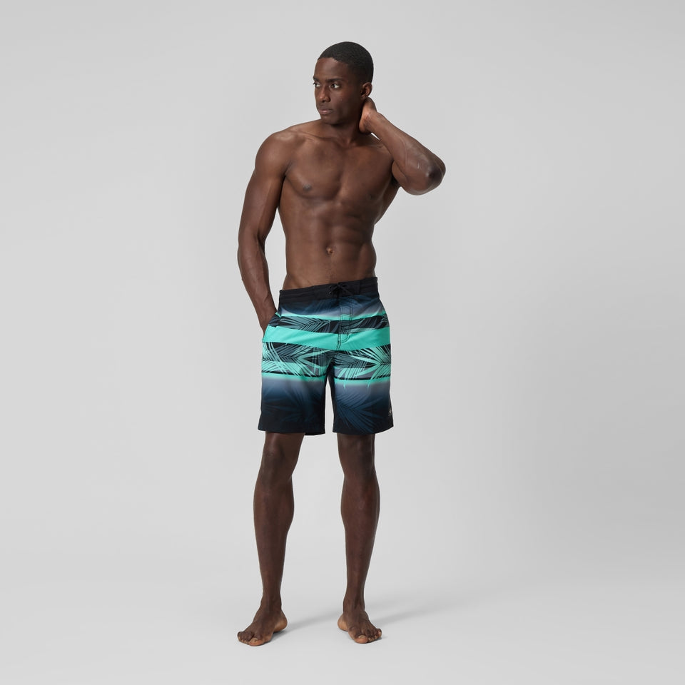Printed 20'' Bondi Swim Shorts Black | Speedo