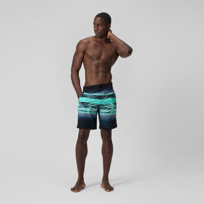 Printed 20'' Bondi Swim Shorts Black | Speedo