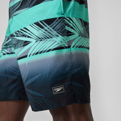 Printed 20'' Bondi Swim Shorts Black | Speedo