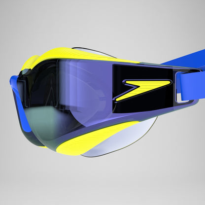 Adult Fastskin Hyper Elite Mirror Goggles Blue/Yellow | Speedo