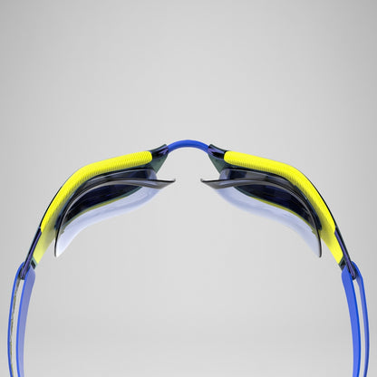 Adult Fastskin Hyper Elite Mirror Goggles Blue/Yellow | Speedo
