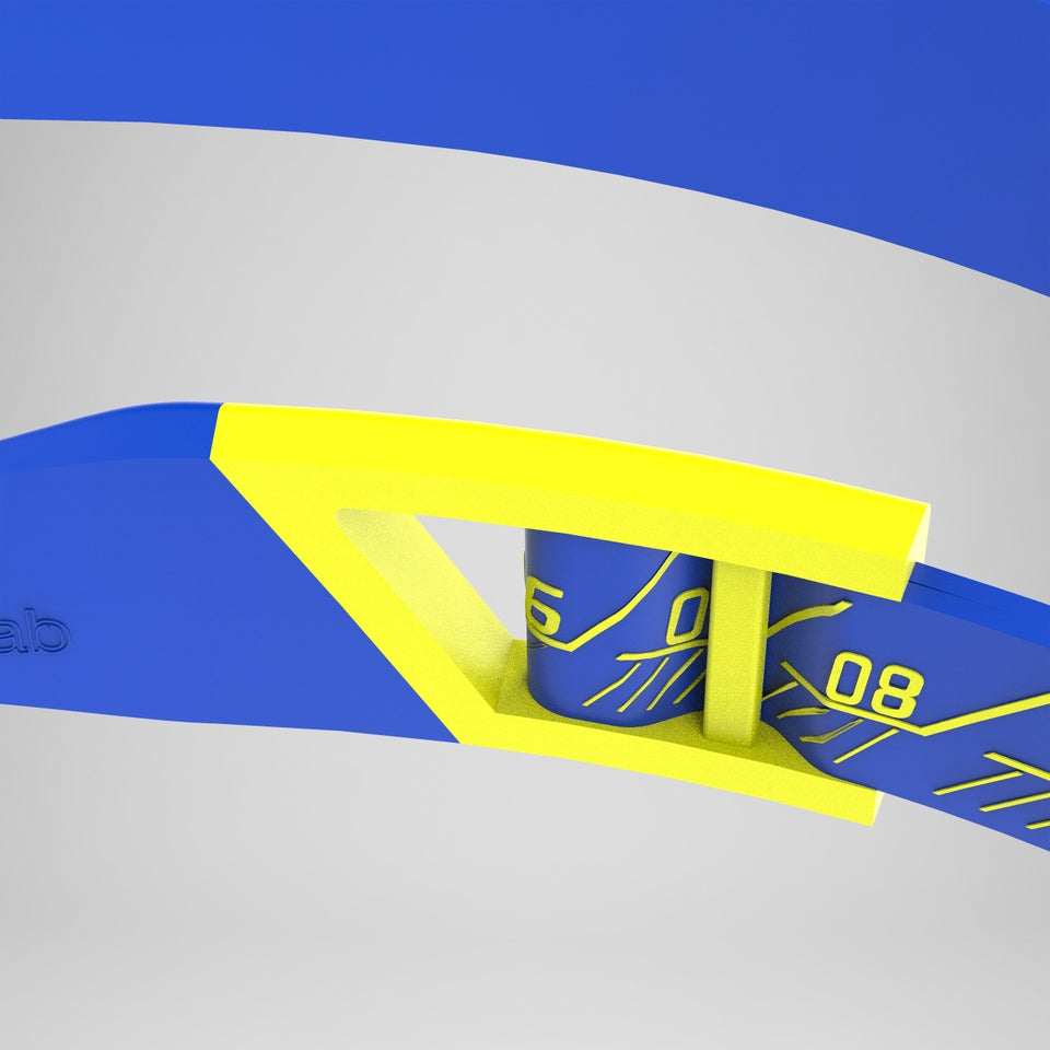 Adult Fastskin Hyper Elite Mirror Goggles Blue/Yellow | Speedo