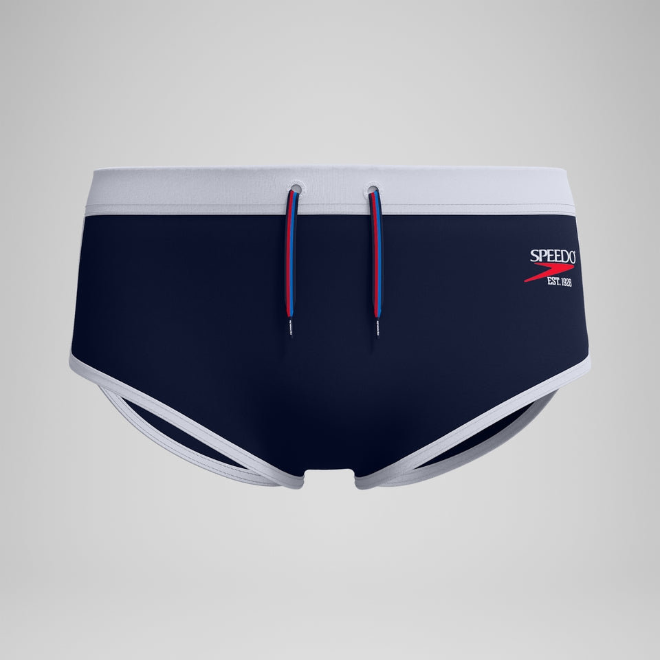 Jetstream 3.5'' Logo Brief Navy/White | Speedo