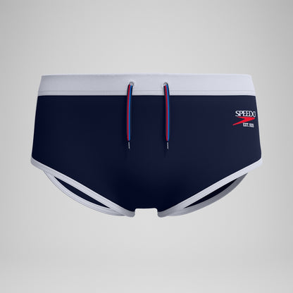 Jetstream 3.5'' Logo Brief Navy/White | Speedo