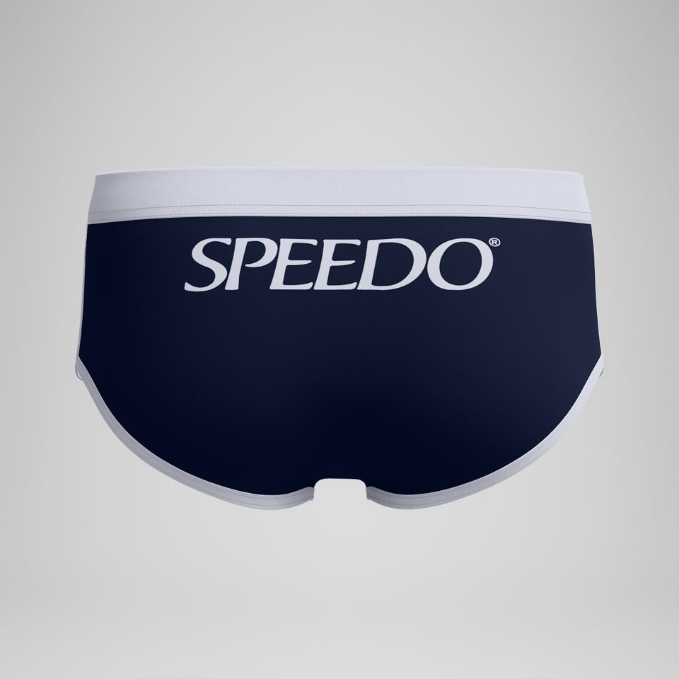 Jetstream 3.5'' Logo Brief Navy/White | Speedo