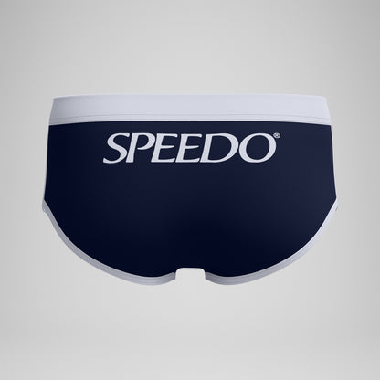 Jetstream 3.5'' Logo Brief Navy/White | Speedo