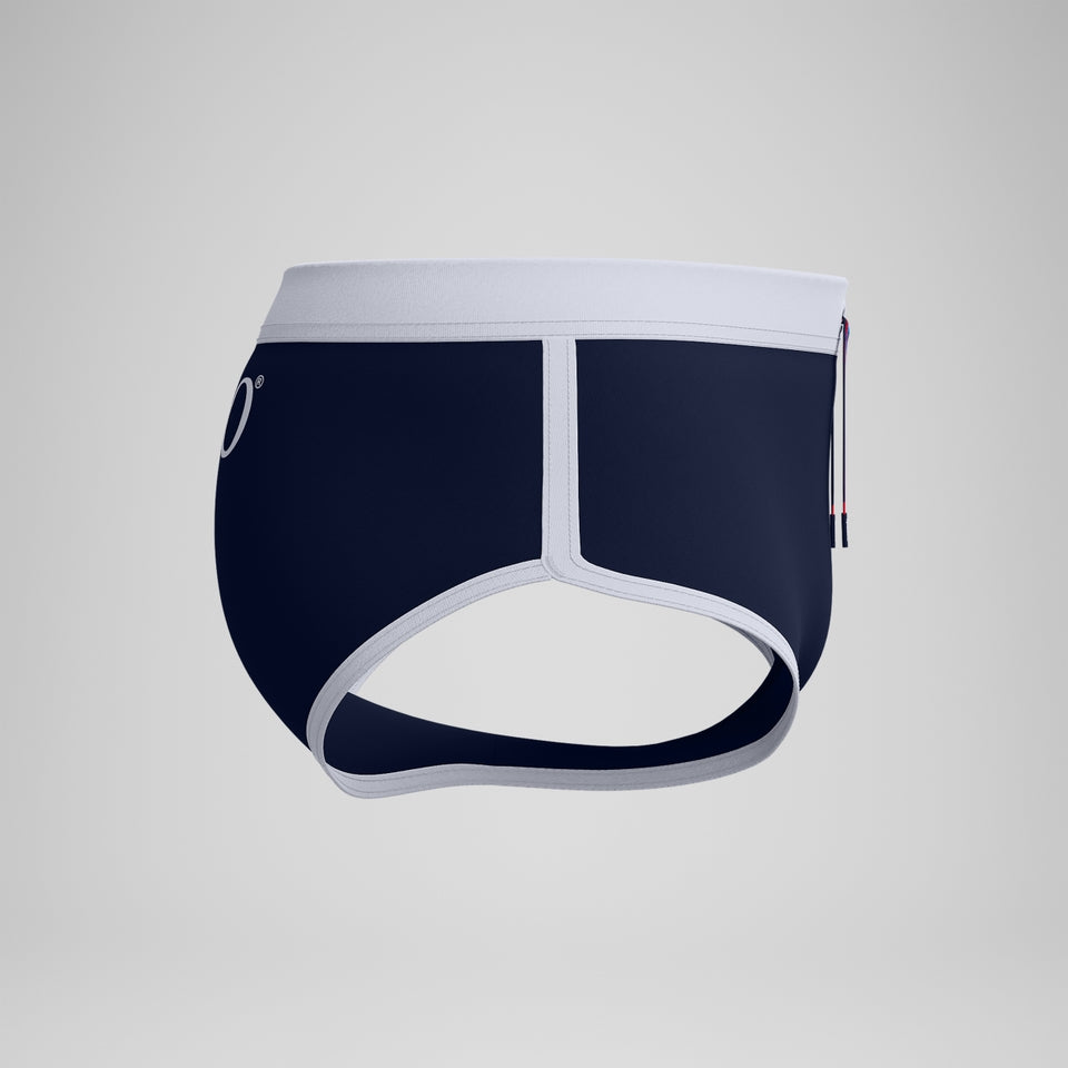 Jetstream 3.5'' Logo Brief Navy/White | Speedo