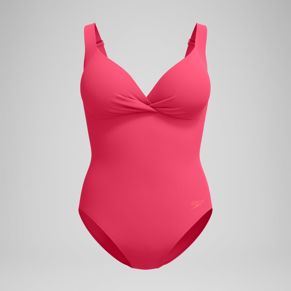 Shaping Cross Knot Swimsuit Pink | Speedo