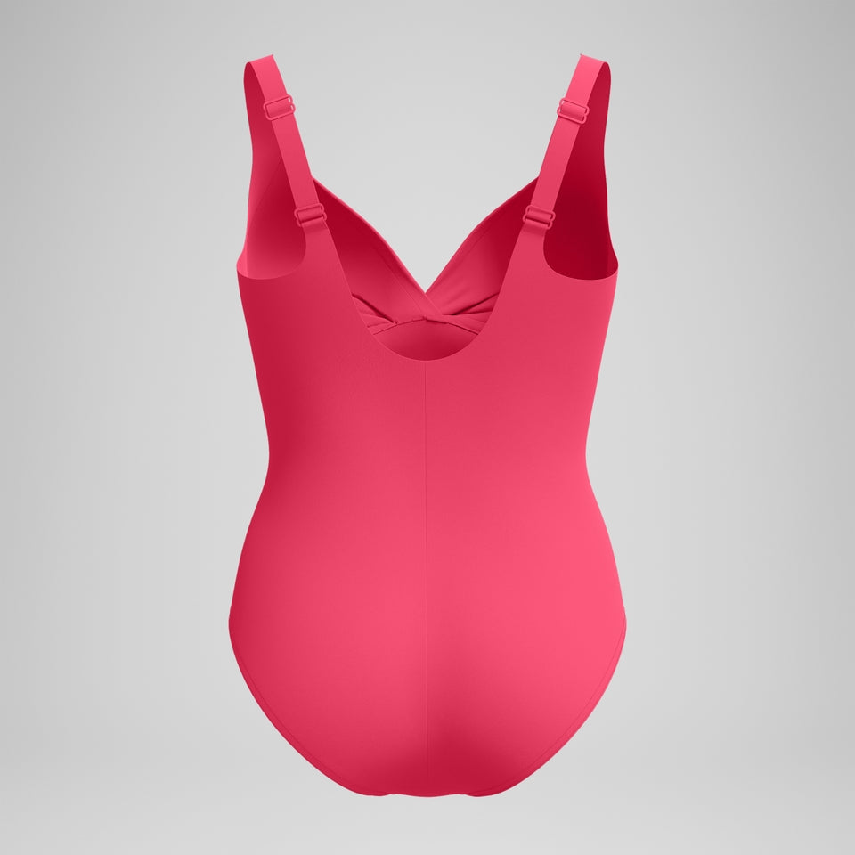 Shaping Cross Knot Swimsuit Pink | Speedo