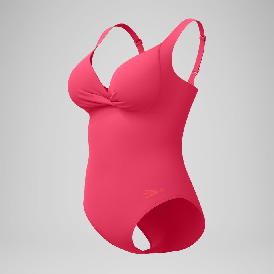 Shaping Cross Knot Swimsuit Pink | Speedo