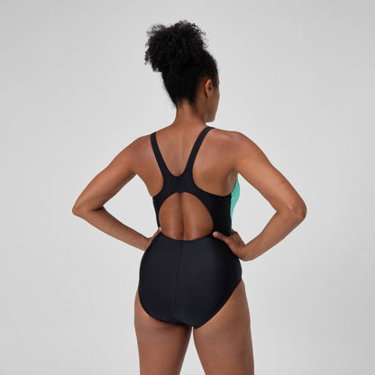 Colourblock 2.0 Swimsuit Black/Turquoise | Speedo