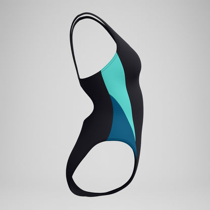 Colourblock 2.0 Swimsuit Black/Turquoise | Speedo