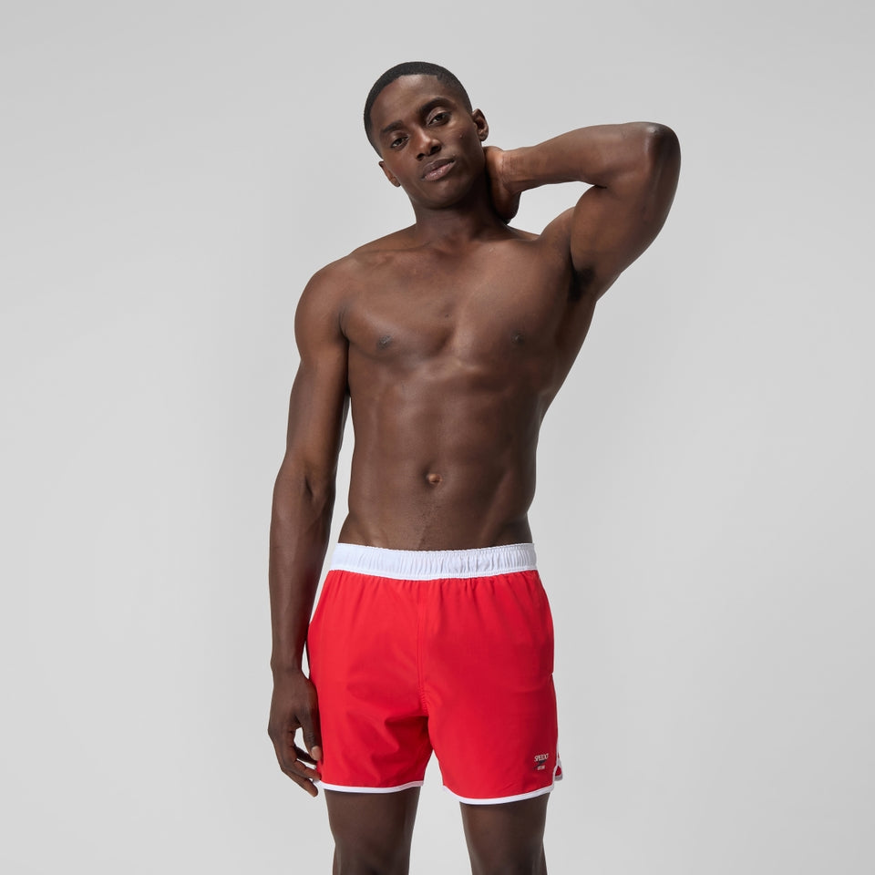 Jetstream 16'' Logo Swim Shorts Red/White | Speedo