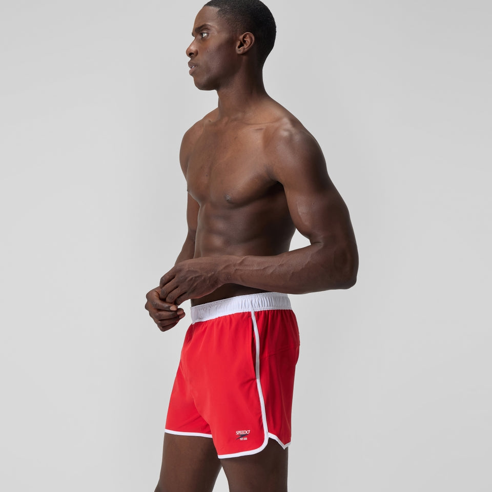 Jetstream 16'' Logo Swim Shorts Red/White | Speedo