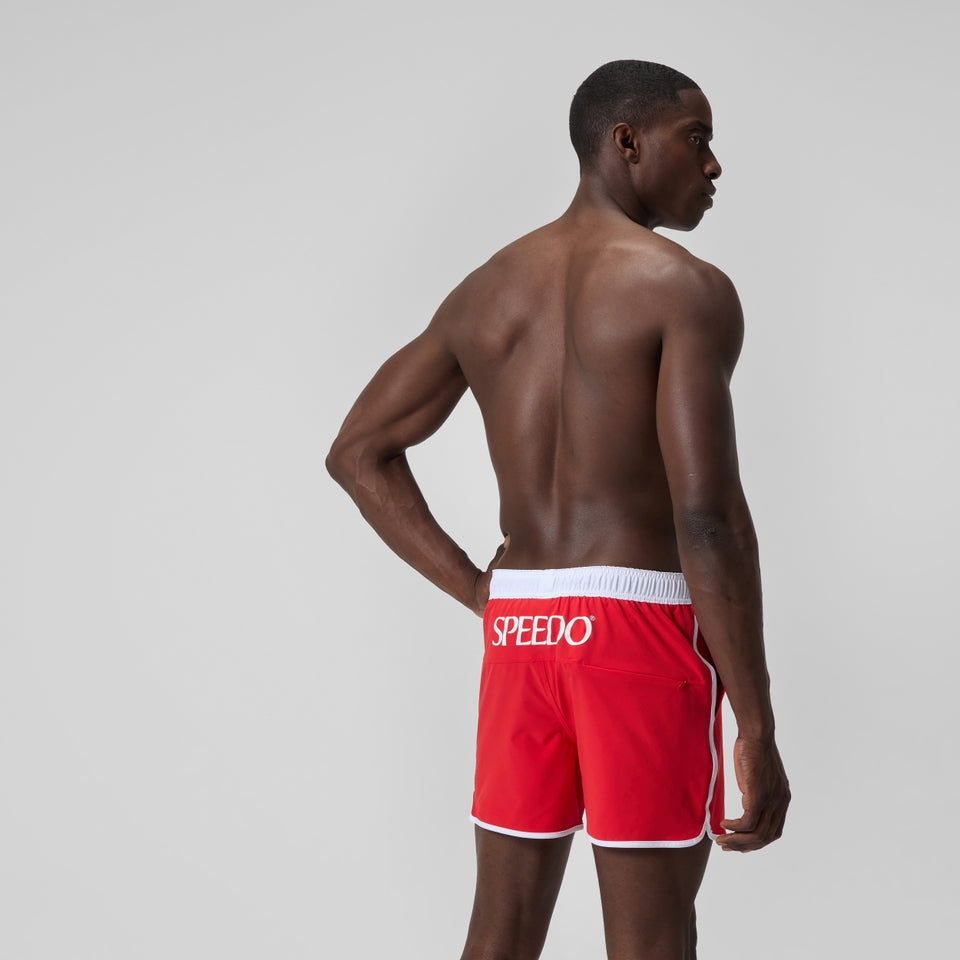 Jetstream 16'' Logo Swim Shorts Red/White | Speedo