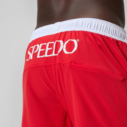 Jetstream 16'' Logo Swim Shorts Red/White | Speedo