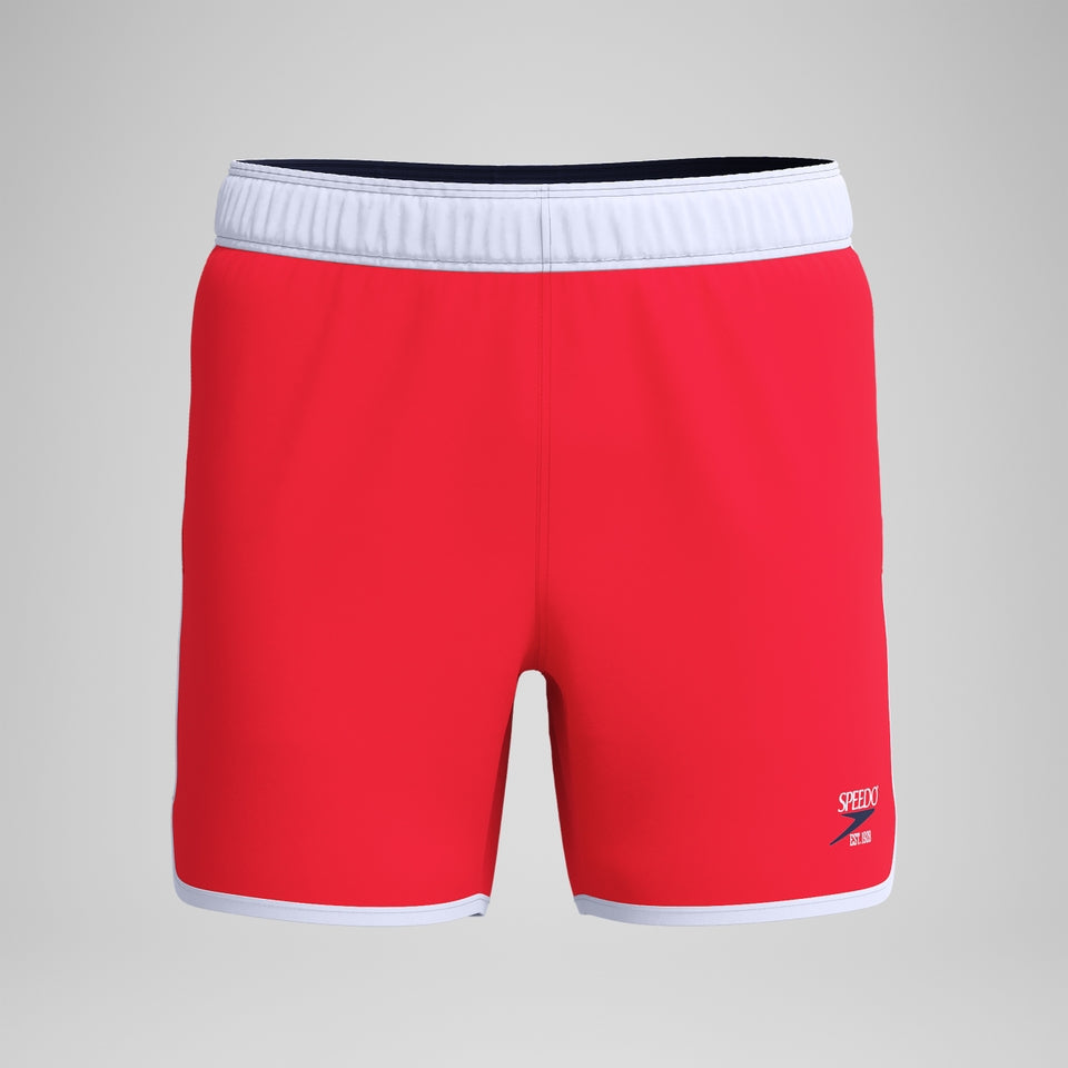 Jetstream 16'' Logo Swim Shorts Red/White | Speedo
