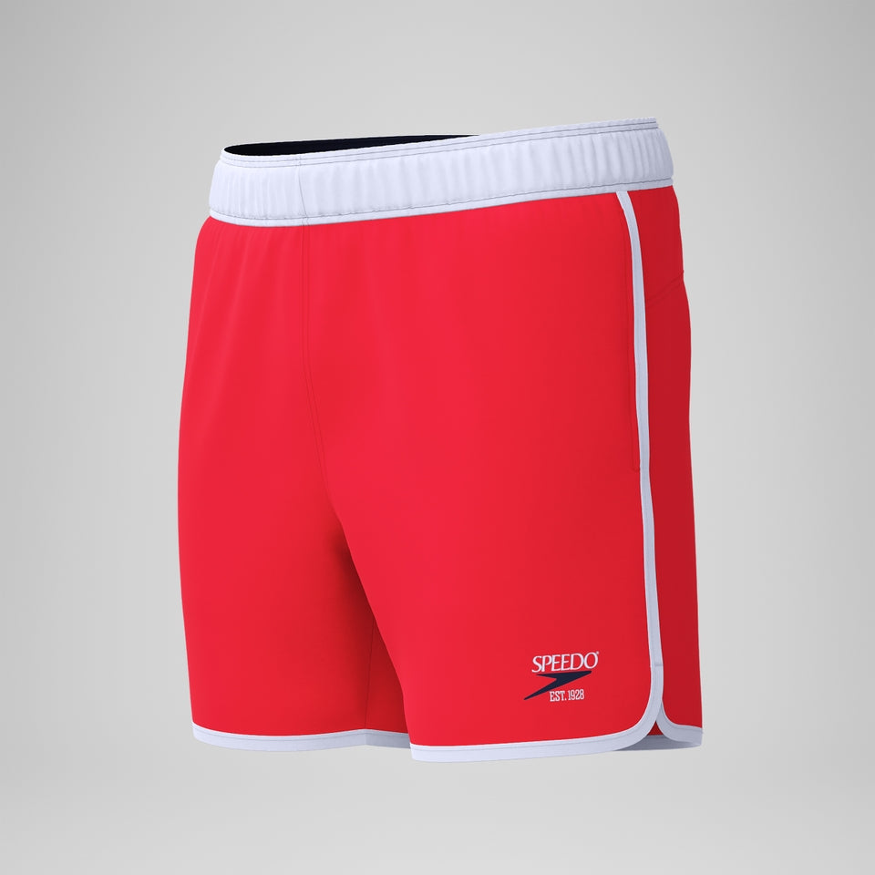 Jetstream 16'' Logo Swim Shorts Red/White | Speedo