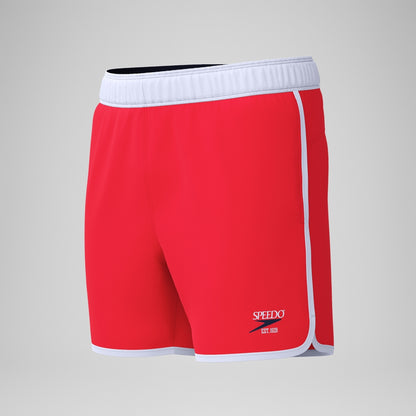 Jetstream 16'' Logo Swim Shorts Red/White | Speedo