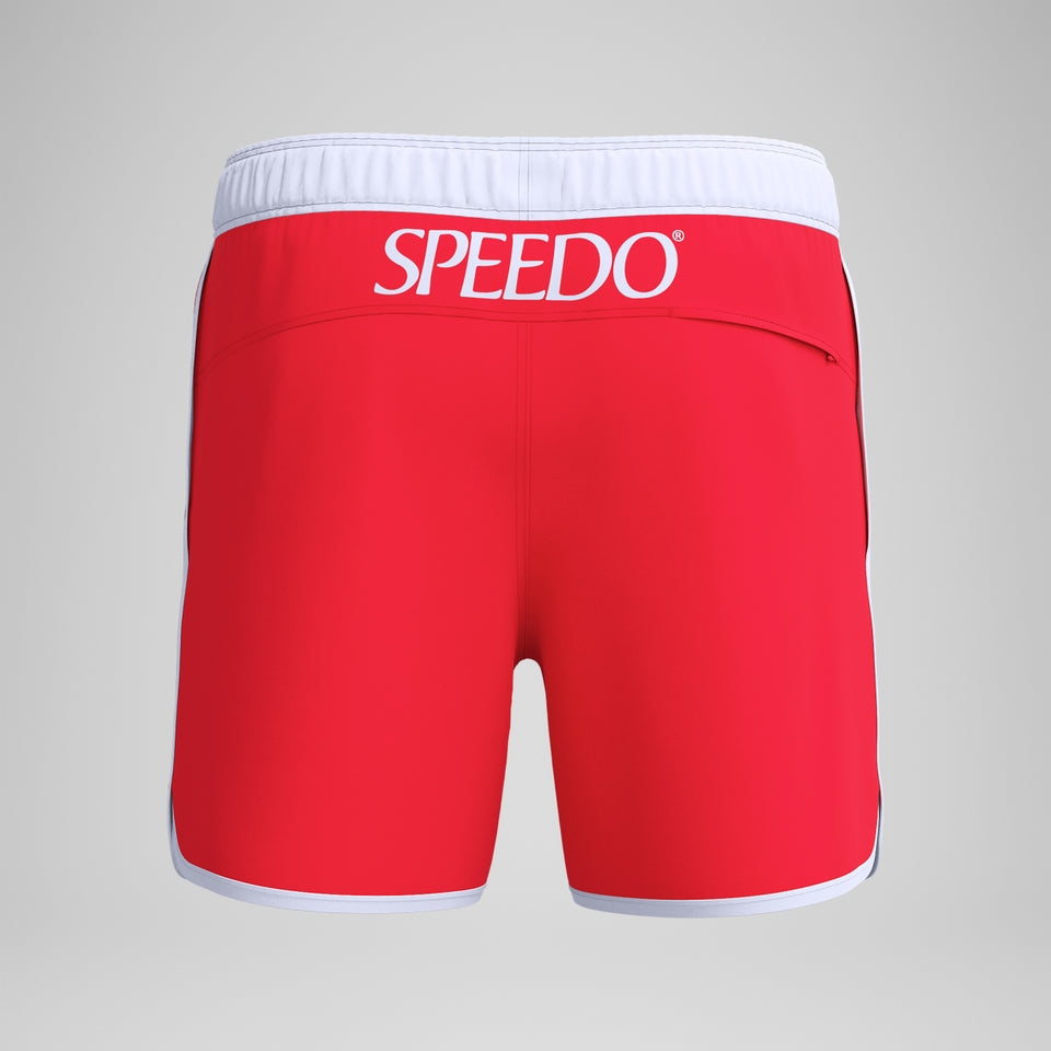 Jetstream 16'' Logo Swim Shorts Red/White | Speedo