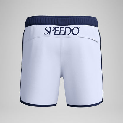 Jetstream 16'' Logo Swim Shorts White/Navy | Speedo