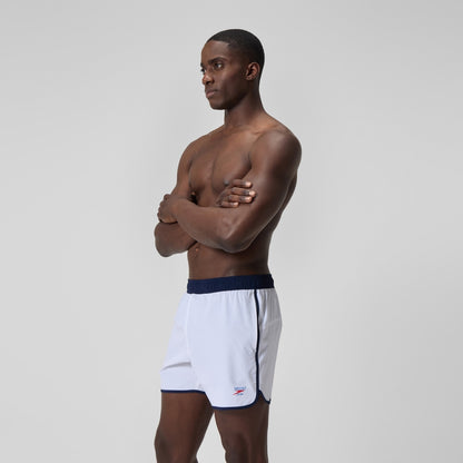 Jetstream 16'' Logo Swim Shorts White/Navy | Speedo